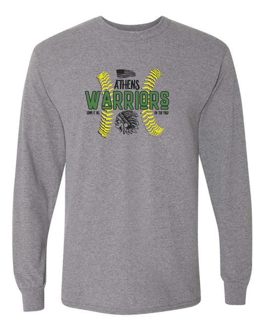 Athens Junior High Softball Unisex Long Sleeve T-Shirt (P.8400)