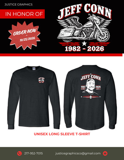 JEFF CONN Unisex Long Sleeve T-Shirt (P.8400/5400B)