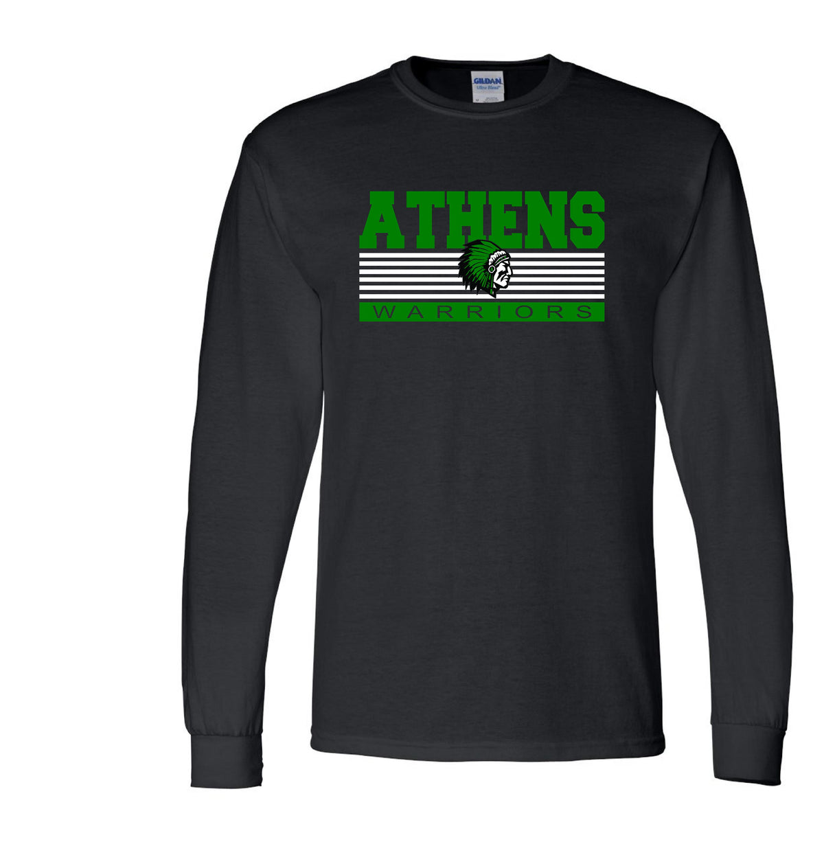ATHENS BOOSTERS UNISEX Long Sleeve T-Shirt (P.8400/5400B)