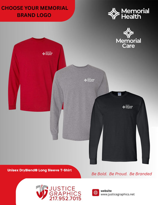 Memorial HEALTH/CARE UNISEX Long Sleeve T-Shirt (P.8400)
