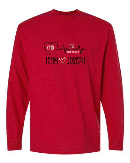 Team Joseph Unisex Long Sleeve T-Shirt (P.8400/5400B)