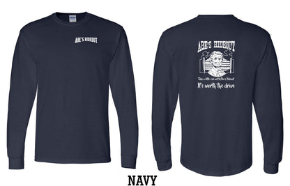 ABE'S HIDEOUT YOUTH LONG SLEEVE T-SHIRT (P.5400B)