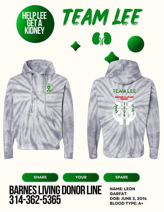 Team Lee Cyclone TIE-DYED HOODED SWEATSHIRT (P.854CY)