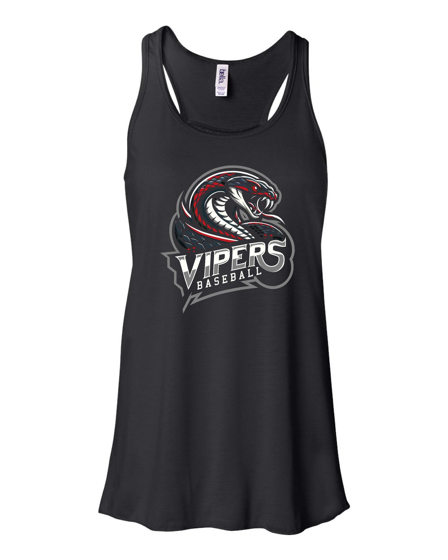 Vipers Baseball Ladies/Girls Bella Racerback Tank (8800, 8800Y)