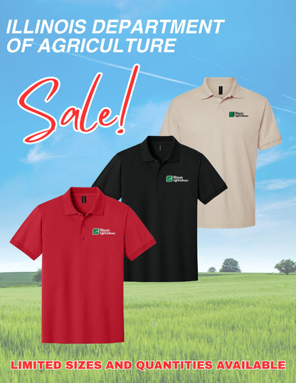 Illinois Department of Agriculture Gildan Unisex DryBlend® Jersey Polo (P.8800)
