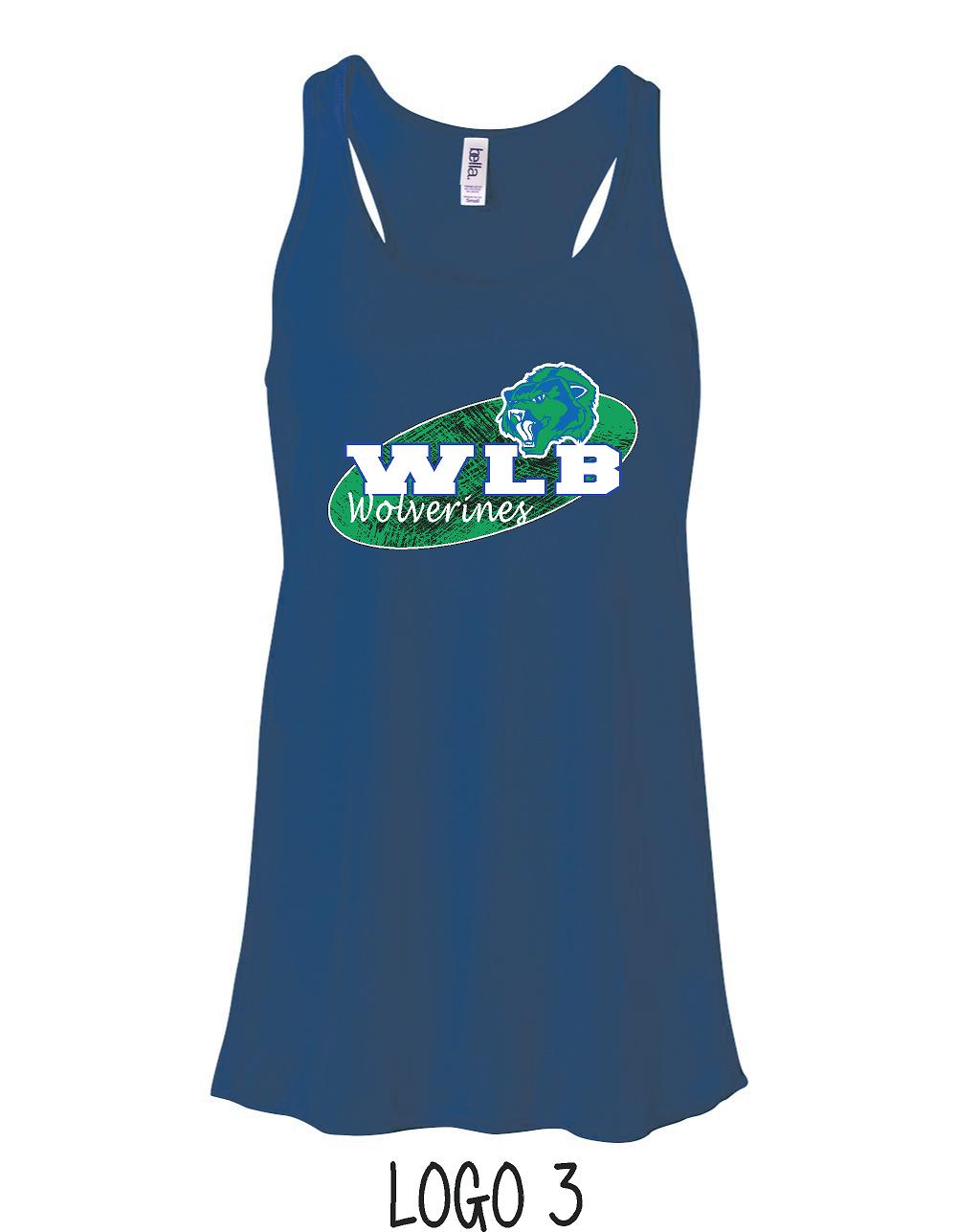 WLB Bella Flowy Racerback Tank (P.8800)