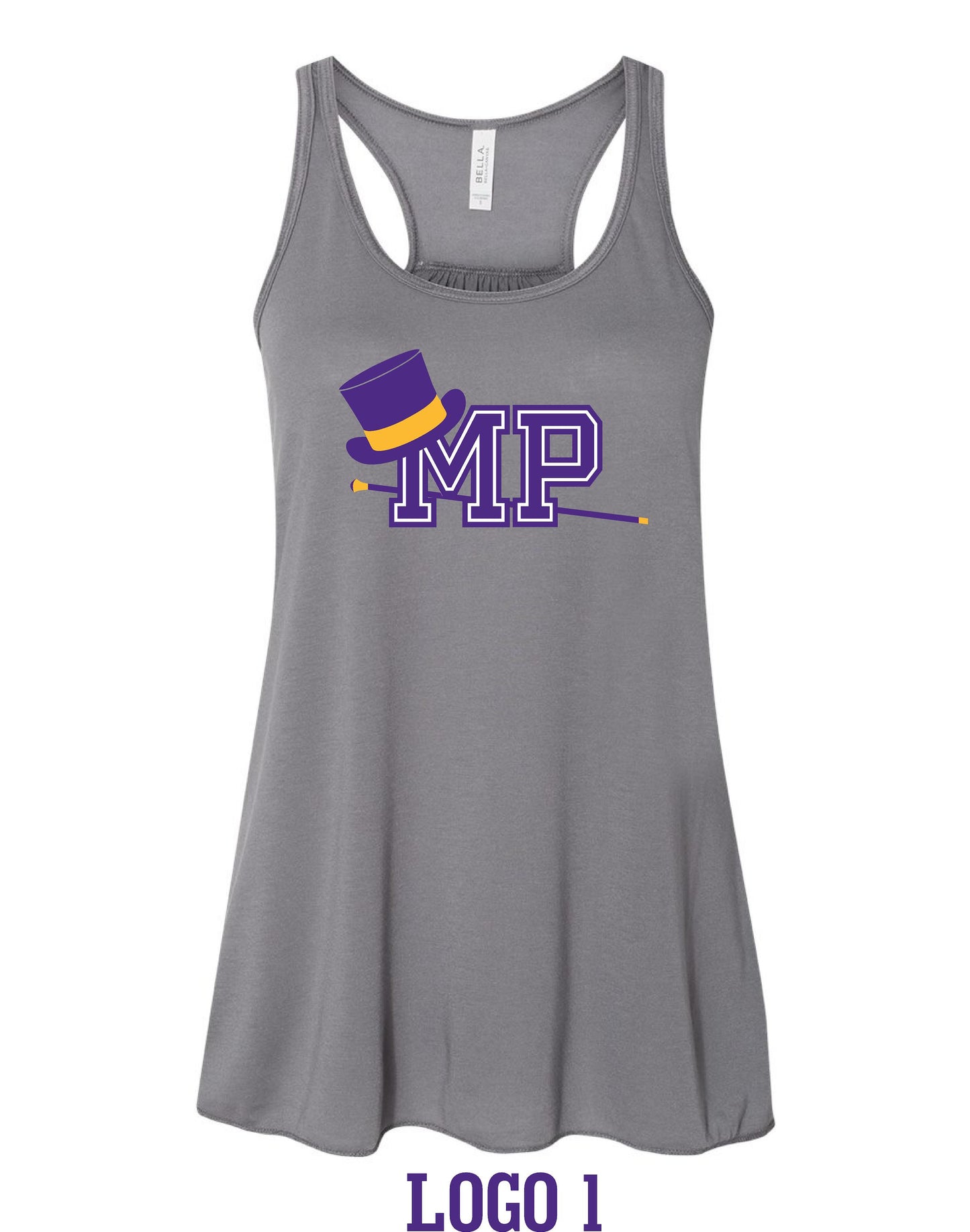 Mount Pulaski Toppers BELLA + CANVAS - Women's Flowy Racerback Tank (P.8800)