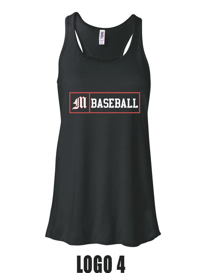 MAFIA BASEBALL BELLA + CANVAS - Women's Flowy Racerback Tank (P.8800)