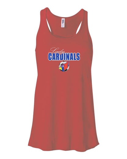 PLEASANT PLAINS GIRLS SOCCER Bella Flowy Racerback Tank (P.8800)