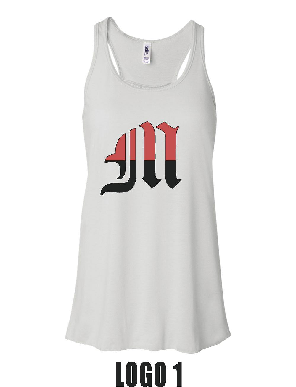 MAFIA BASEBALL BELLA + CANVAS - Women's Flowy Racerback Tank (P.8800)