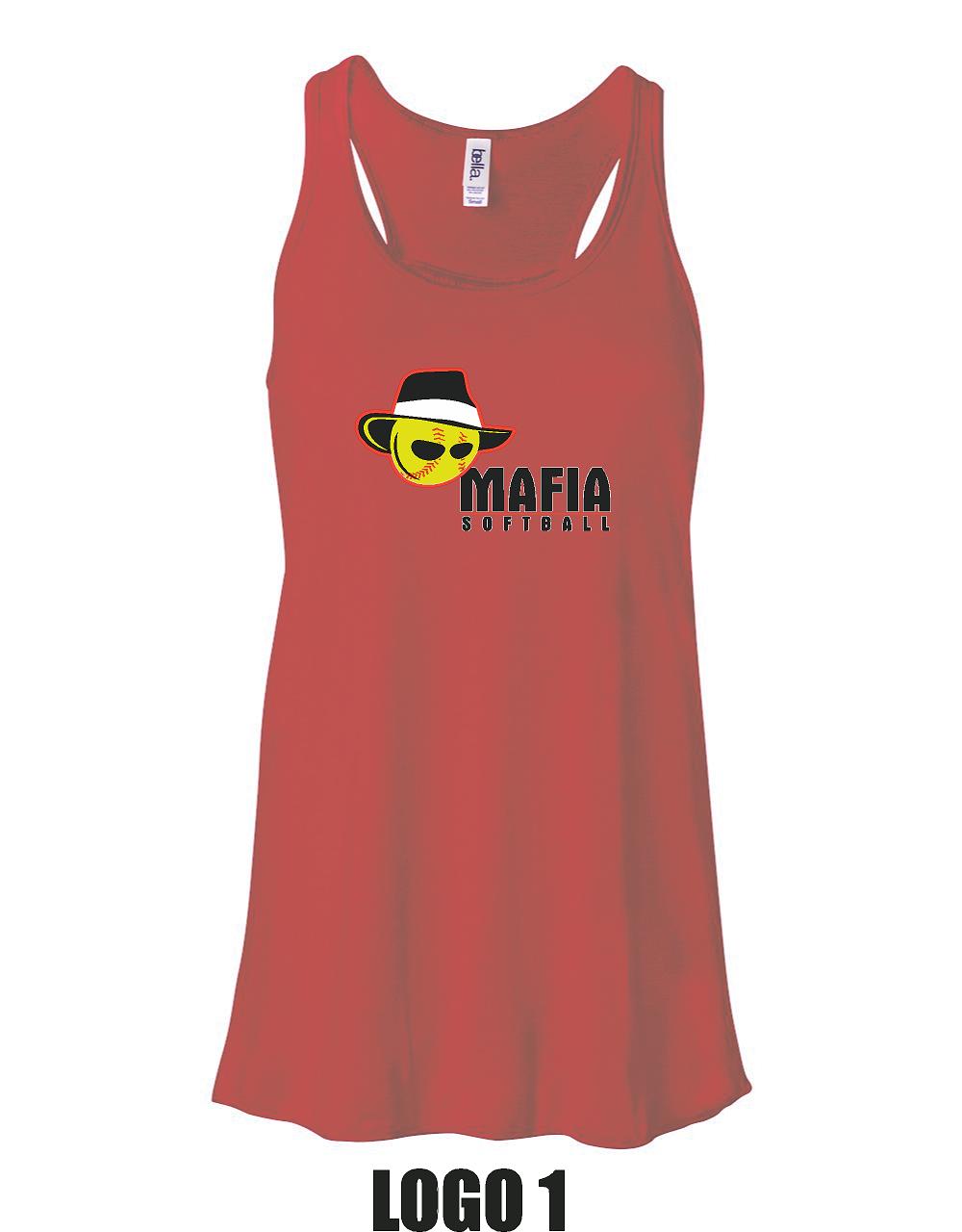 MAFIA BELLA + CANVAS - Women's Flowy Racerback Tank (P.8800)