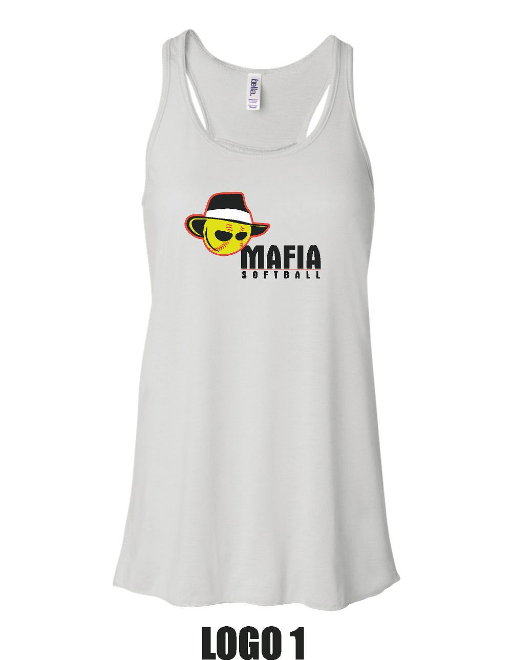 MAFIA BELLA + CANVAS - Women's Flowy Racerback Tank (P.8800)