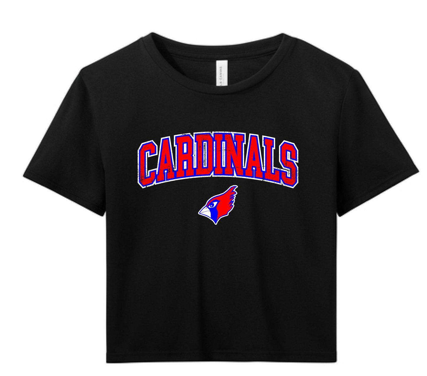 PP CARDINALS BELLA + CANVAS - Women’s Flowy Crop Tee (P.8882)