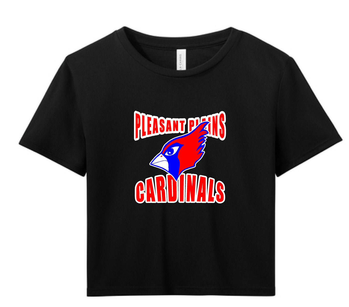 PP CARDINALS BELLA + CANVAS - Women’s Flowy Crop Tee (P.8882)