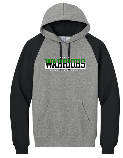 ATHENS BOOSTERS Jerzees® Unisex NuBlend® Colorblock Raglan Hoodie Sweatshirt (P.96C)