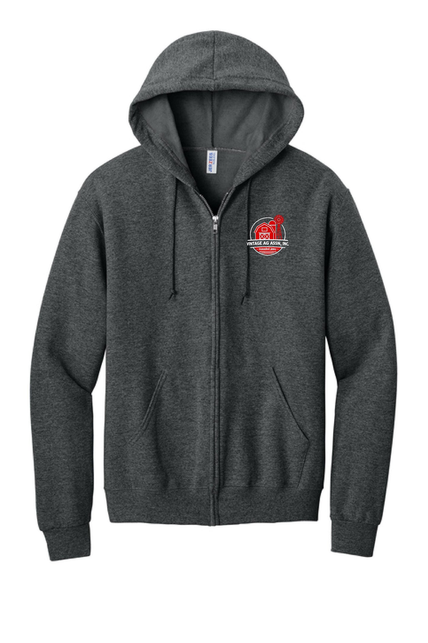 Vintage Ag Association Jerzees® NuBlend® Full-Zip Hooded Sweatshirt (P.993M)
