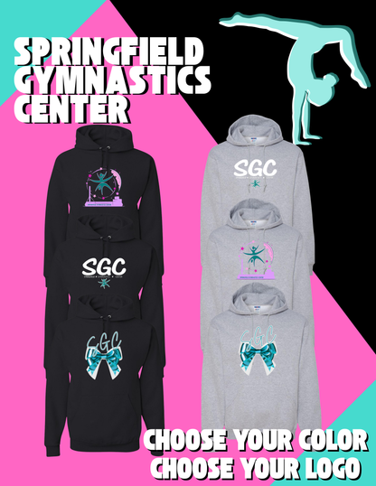SPRINGFIELD GYMNASTICS CENTER UNISEX HOODIE (P.996MR/996YR)