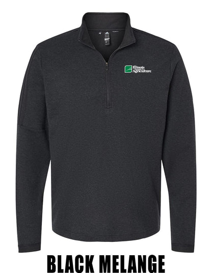 Illinois Department of Agriculture Adidas - 3-Stripes Quarter-Zip Sweater (E.A554)