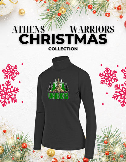 Athens Warriors Christmas Aelia Women's Tall Neck Long Sleeve (P. ABB-109684)