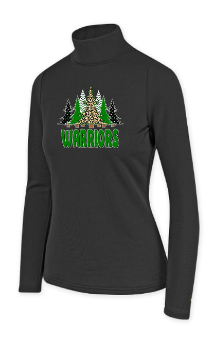 Athens Warriors Christmas Aelia Women's Tall Neck Long Sleeve (P. ABB-109684)