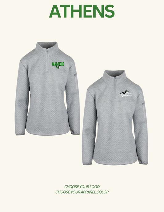 ATHENS BOOSTERS WOMEN'S QUILTED 1/4 ZIP (E.ABB.ATHENA)