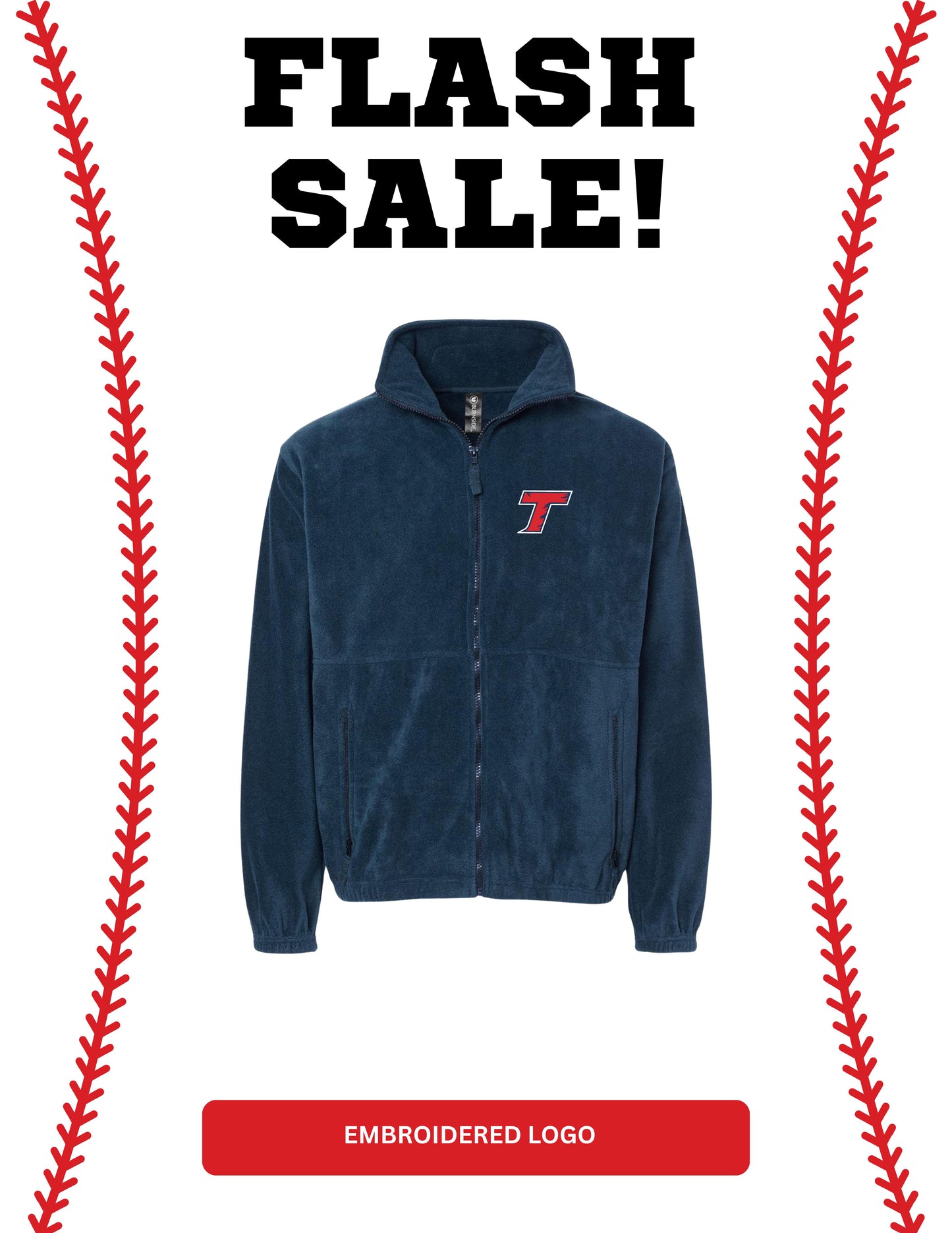 TBSA Burnside Men's Polar Fleece Full-Zip Jacket  (E.B3062)