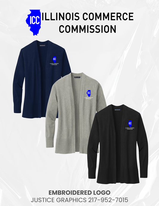 Illinois Commerce Commission Brooks Brothers® Women’s Cotton Stretch Long Cardigan Sweater (E.BB18403)