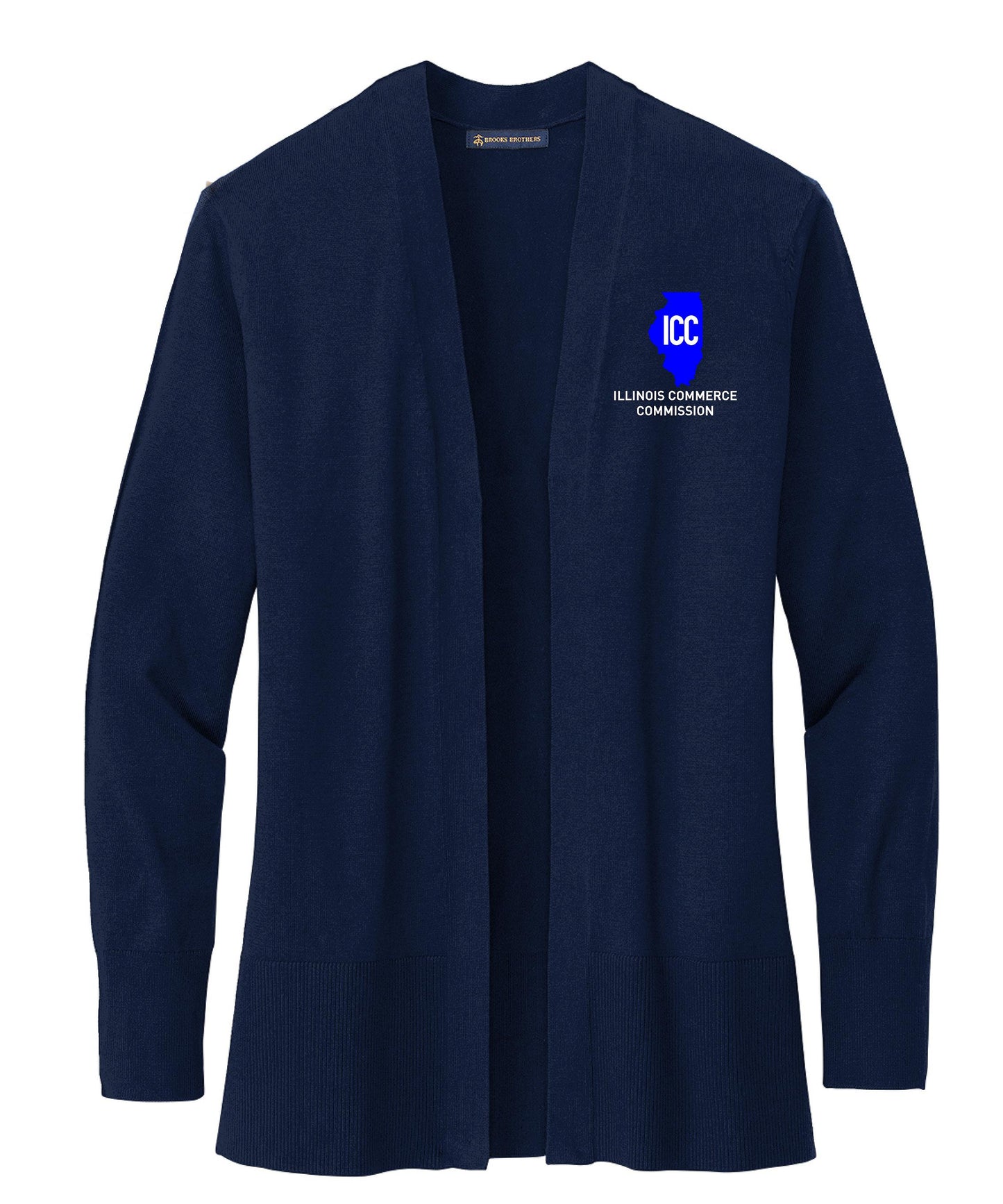 Illinois Commerce Commission Brooks Brothers® Women’s Cotton Stretch Long Cardigan Sweater (E.BB18403)