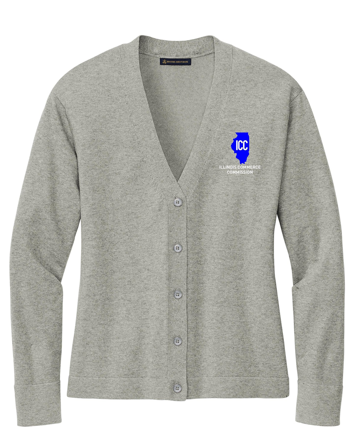 Illinois Commerce Commission Brooks Brothers® Women’s Cotton Stretch Cardigan Sweater (E.BB18405)