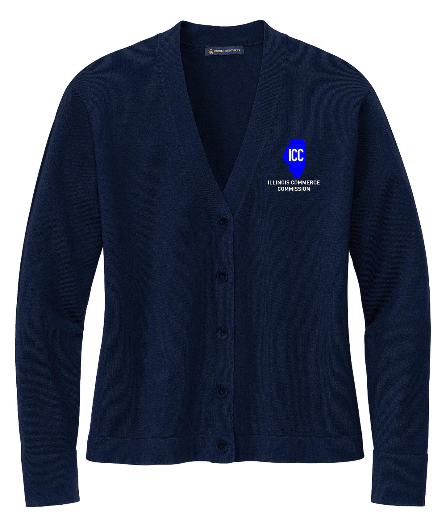 Illinois Commerce Commission Brooks Brothers® Women’s Cotton Stretch Cardigan Sweater (E.BB18405)