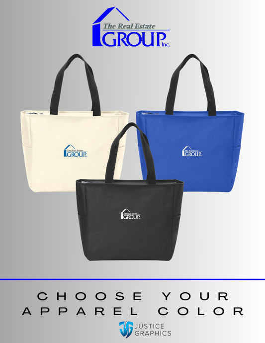 The Real Estate Group Port Authority® Essential Zip Tote (E.BG410)