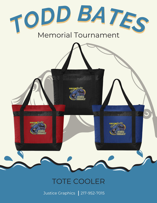 3rd Annual Todd Bate Memorial Tournament Port Authority® Large Tote Cooler (P. BG527)