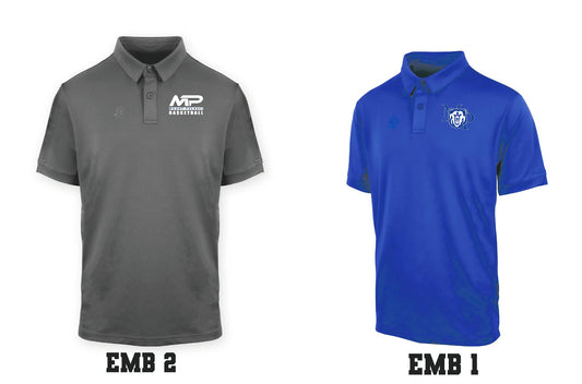 MT. PULASKI GRADE SCHOOL PERFORMANCE POLO (ABB. EMB. POLY/BRENT)