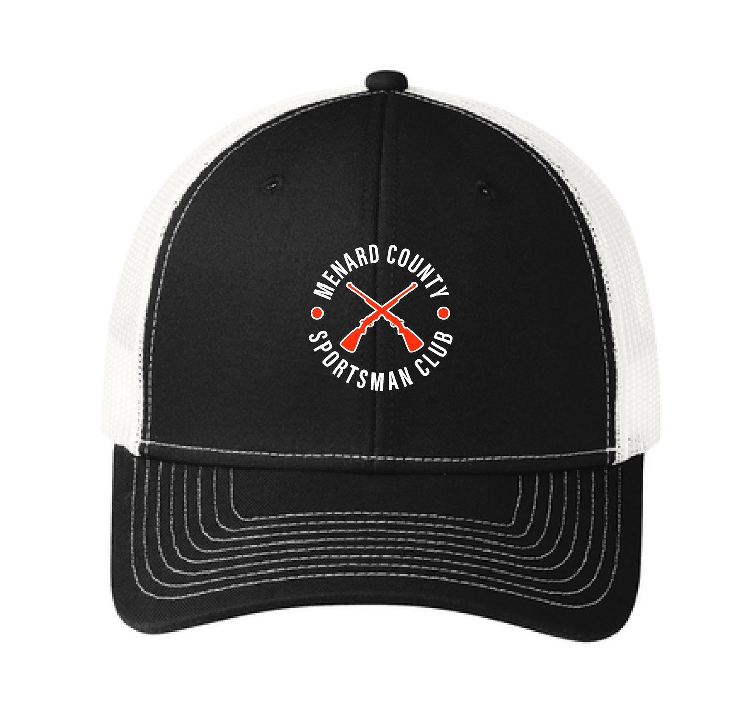 Menard County Sportsman Club Snapback Trucker Hat (E.C402)