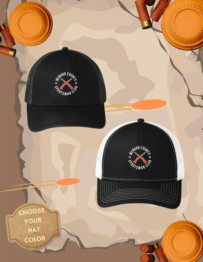Menard County Sportsman Club Snapback Trucker Hat (E.C402)