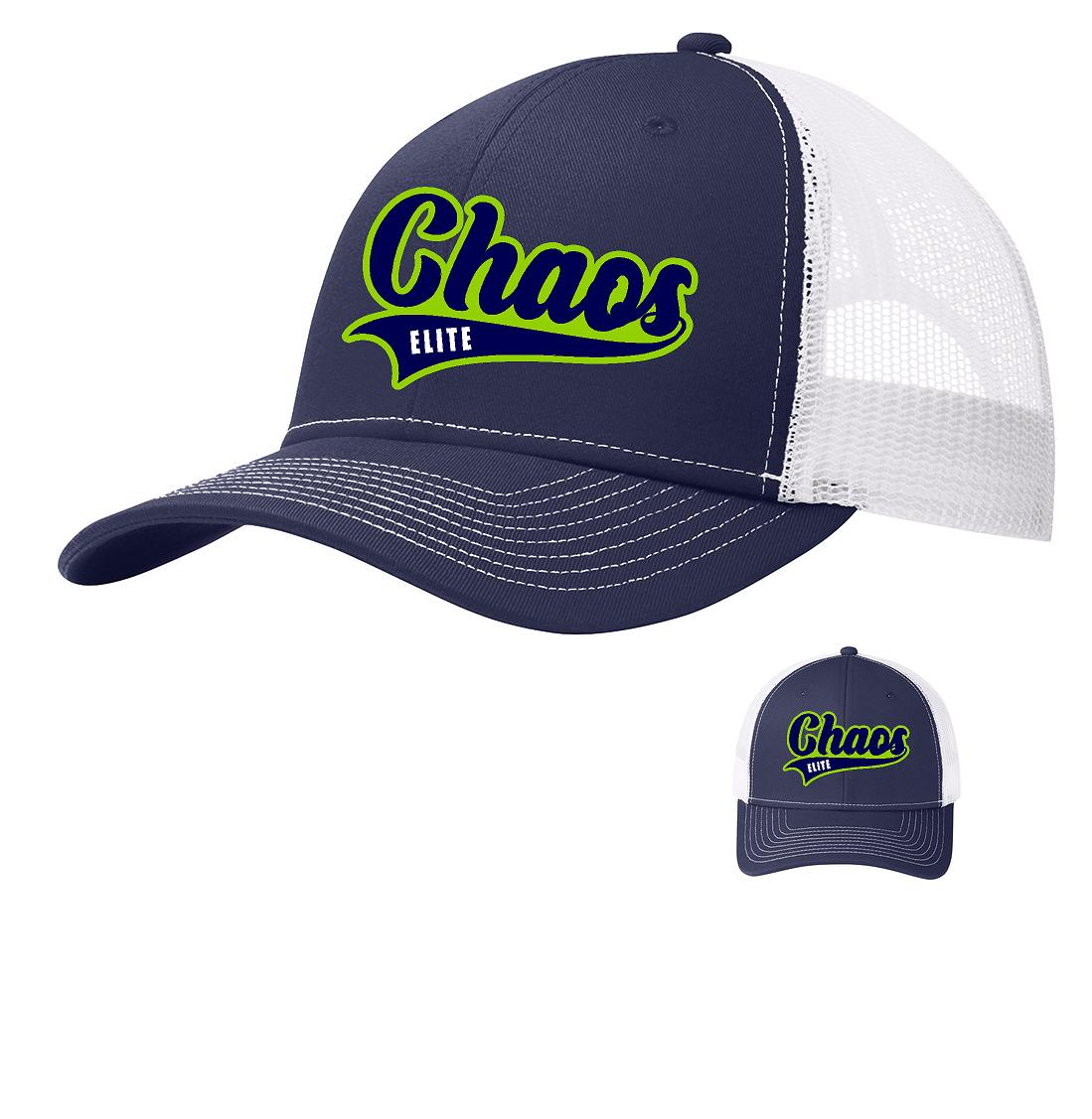 CHAOS SOFTBALL Port Authority® Snapback Trucker Cap - (E.C112)