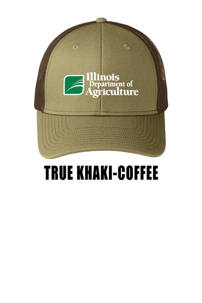 Illinois Department of Agriculture Snapback Trucker Hat (E.C112)