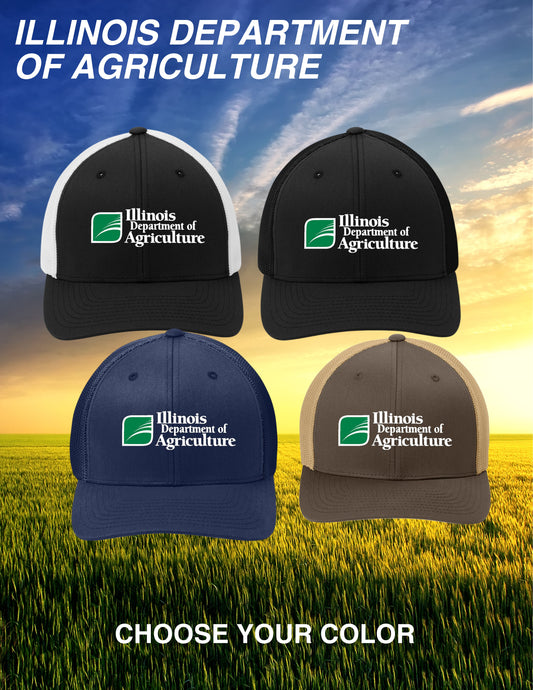Illinois Department of Agriculture Port Authority® Flexfit® Mesh Back Cap (E.C812)