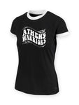 AHS BOOSTERS WOMENS RINGER TEE (P.ABB.CASSIDY)