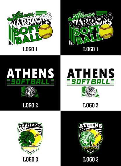 Athens High School Softball T-shirt (P.8000)