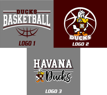 Havana Ducks Jr. High Basketball Sport-Tek® Side Blocked Micropique Sport-Wick® Polo (P. ST655)