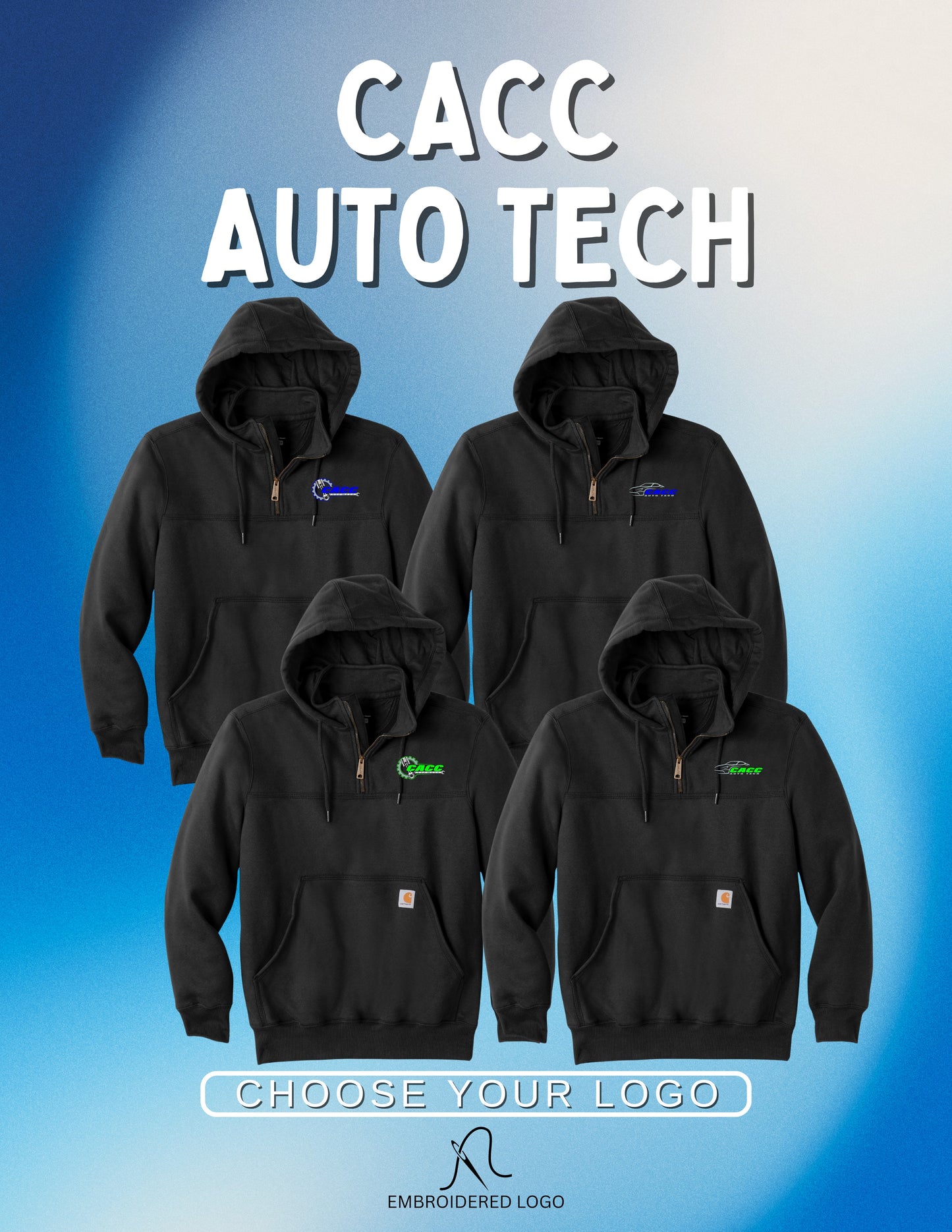 CACC AUTO TECH UNISEX CARHARTT HEAVYWEIGHT HOODIE (E.CT100617)