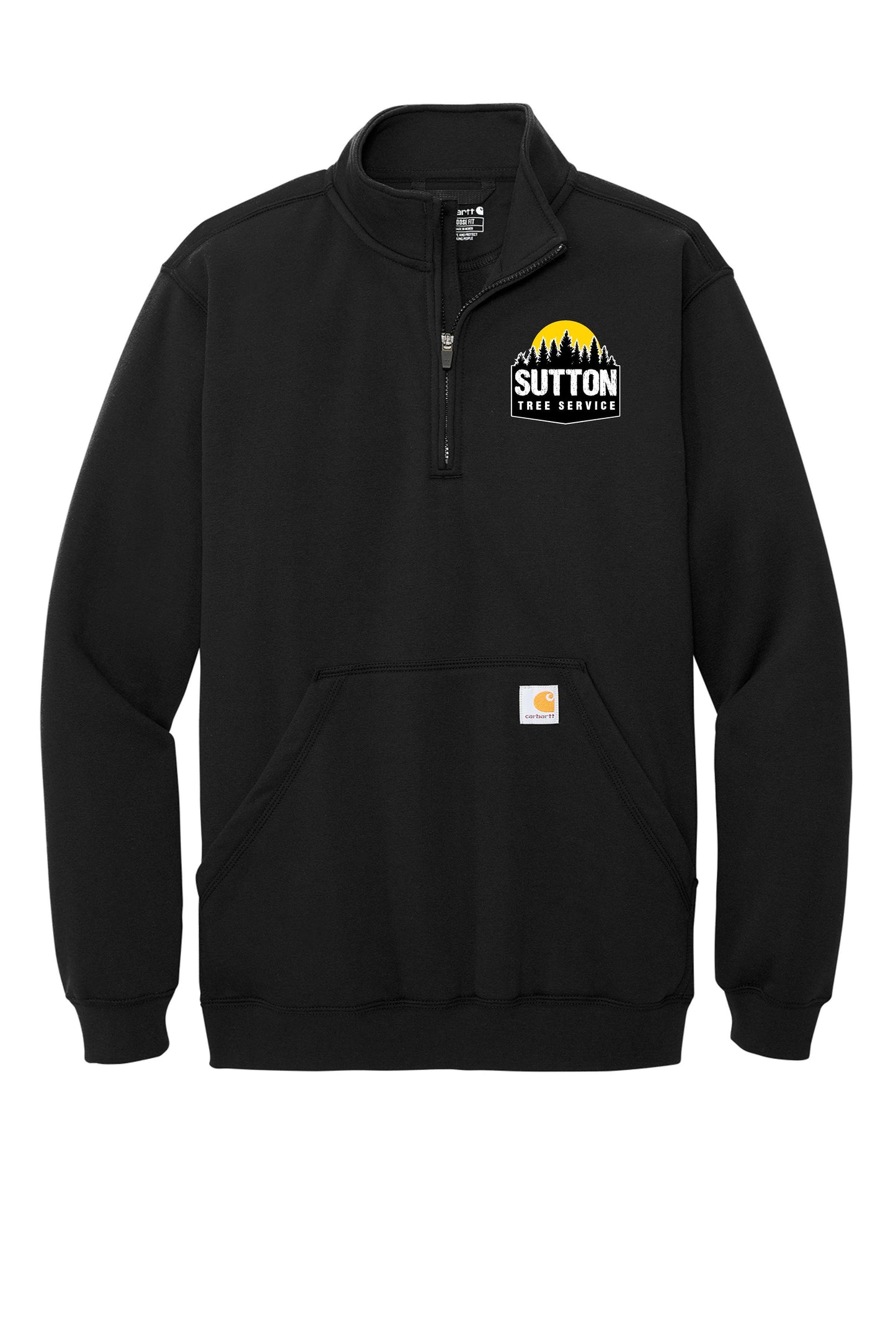 Sutton Tree Service Carhartt® Midweight 1/4-Zip Mock Neck Sweatshirt (E. CT105294)