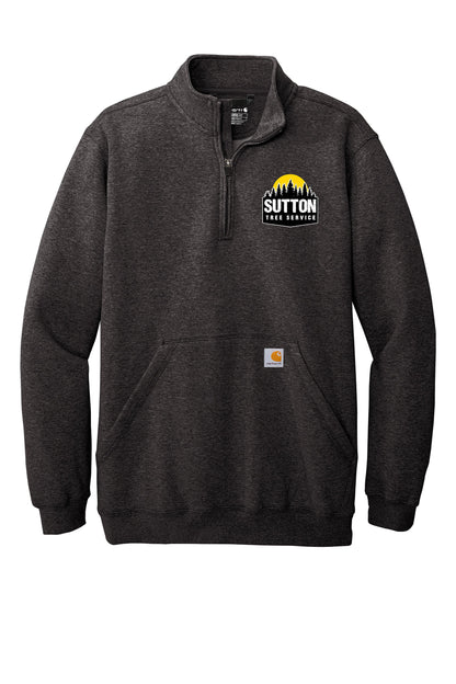 Sutton Tree Service Carhartt® Midweight 1/4-Zip Mock Neck Sweatshirt (E. CT105294)