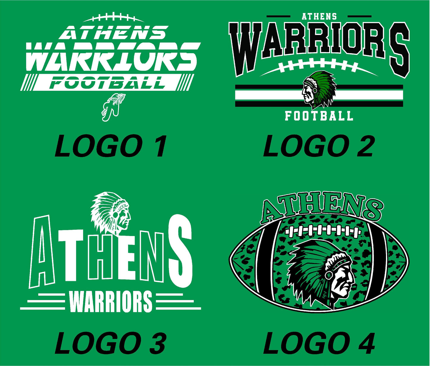 ATHENS BOOSTERS FOOTBALL COLLECTION (P.8000/8400/18000/18500)