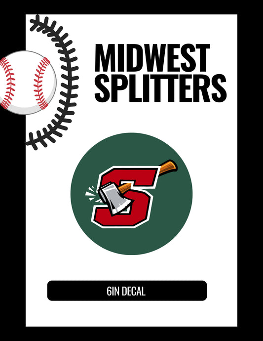 MIDWEST SPLITTERS CAR WINDOW DECAL