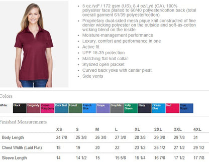 IDCEO CrownLux Performance® Plaited Polo (E.DG20/DG20W)