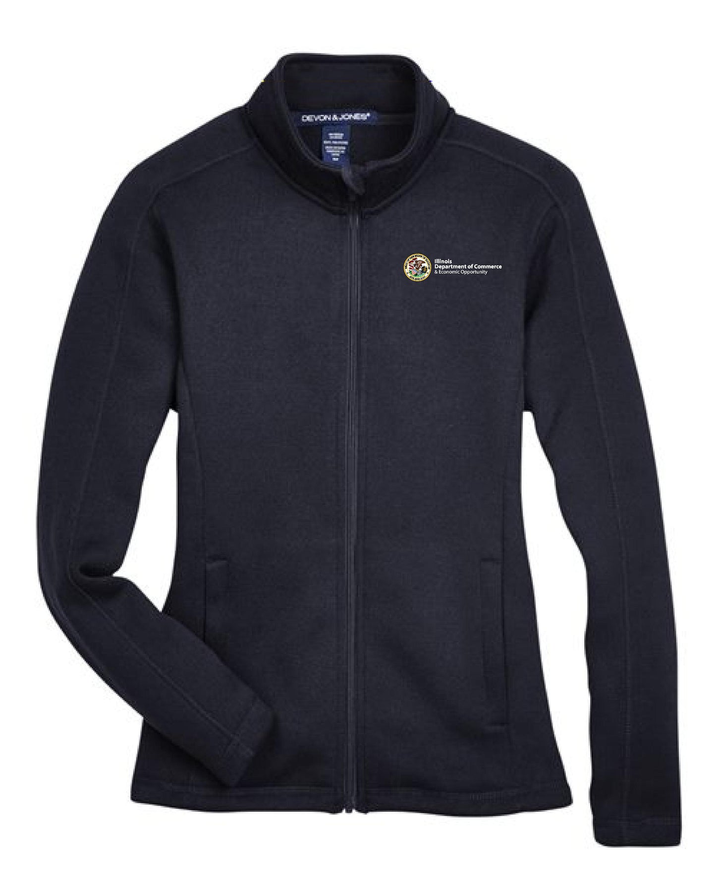 IDCEO Bristol Full-Zip Sweater Fleece Jacket (E.DG793/DG793W)