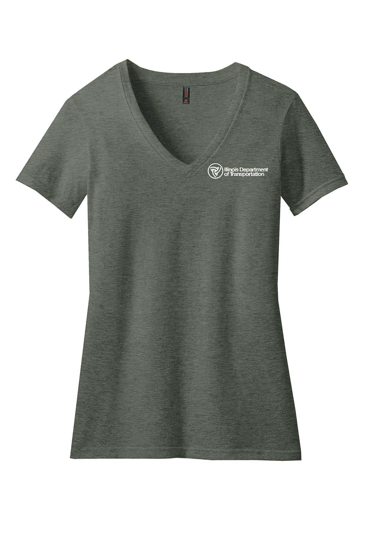IDOT District ® Women’s Perfect Blend ® V-Neck Tee (E. DM1190L)