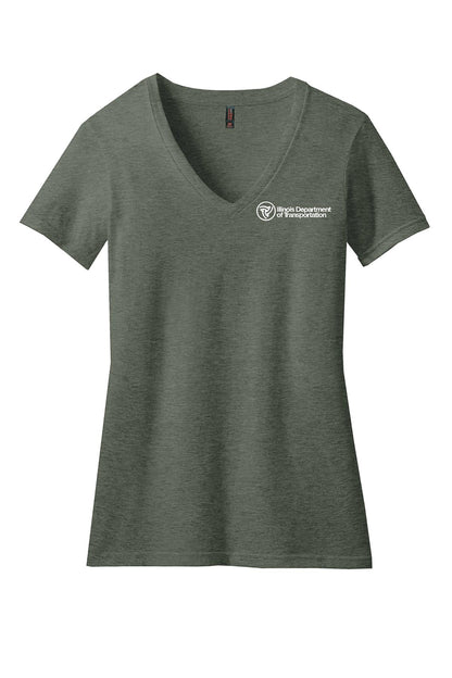 IDOT District ® Women’s Perfect Blend ® V-Neck Tee (E. DM1190L)